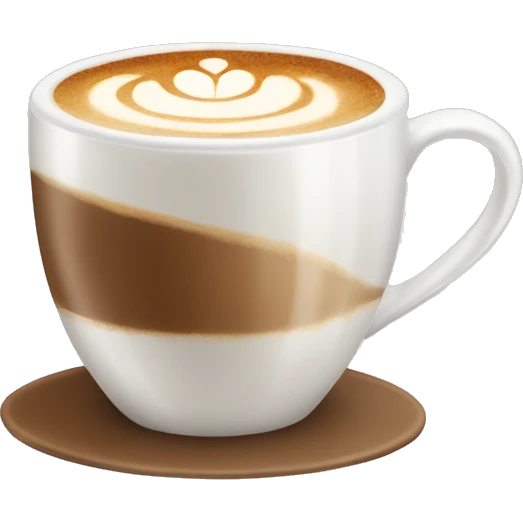 Cappuccino cup clean emoji