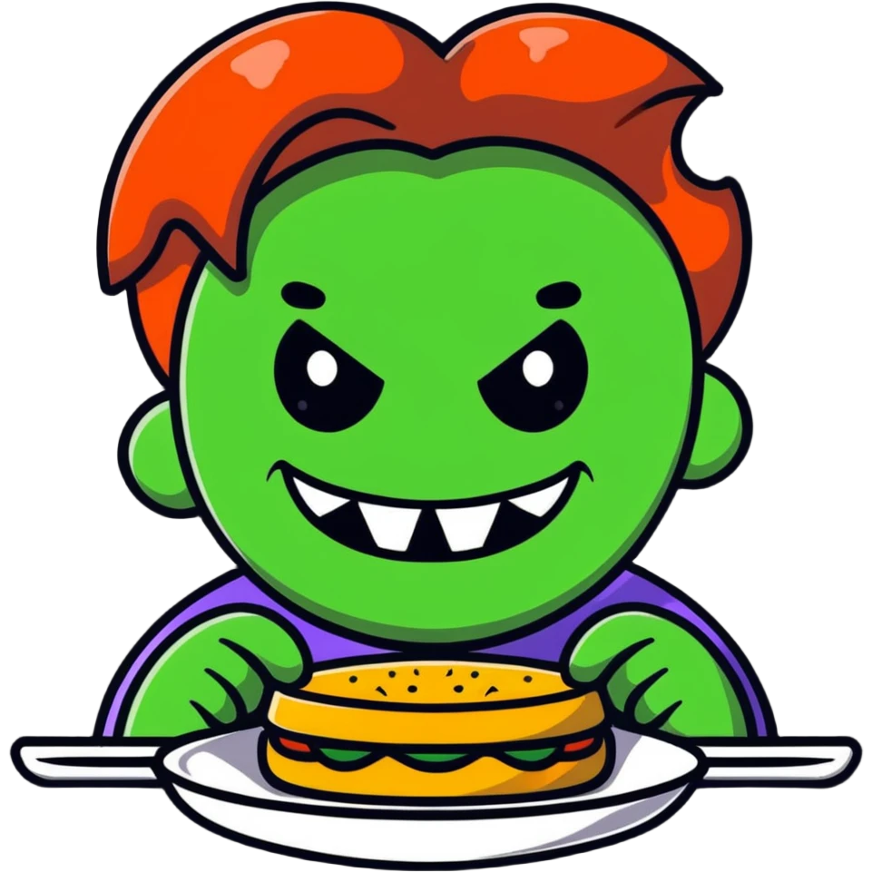 evil meal emoji