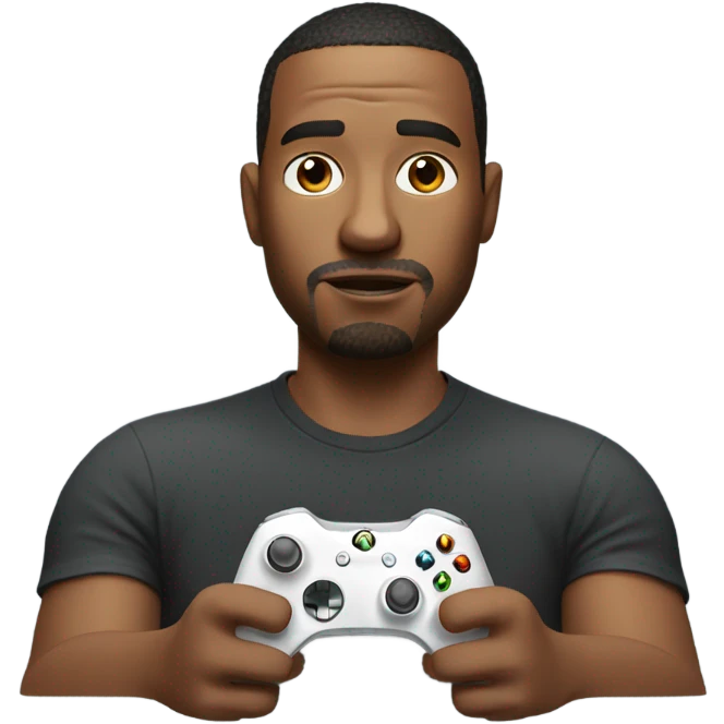 Man playing xbox game  emoji
