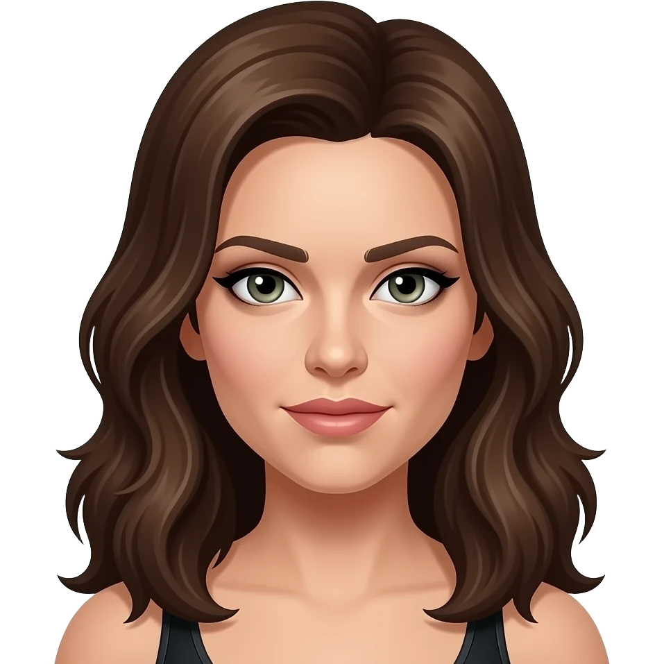 Terminator-Sniper-queen brown hair emoji