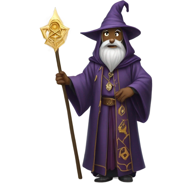 Tyler Maloney as a wizard emoji