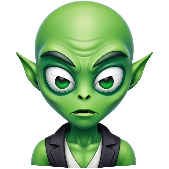 gangster alien emoji