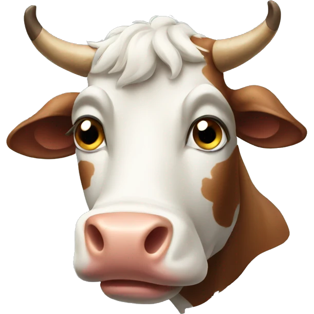 annoyed cow emoji