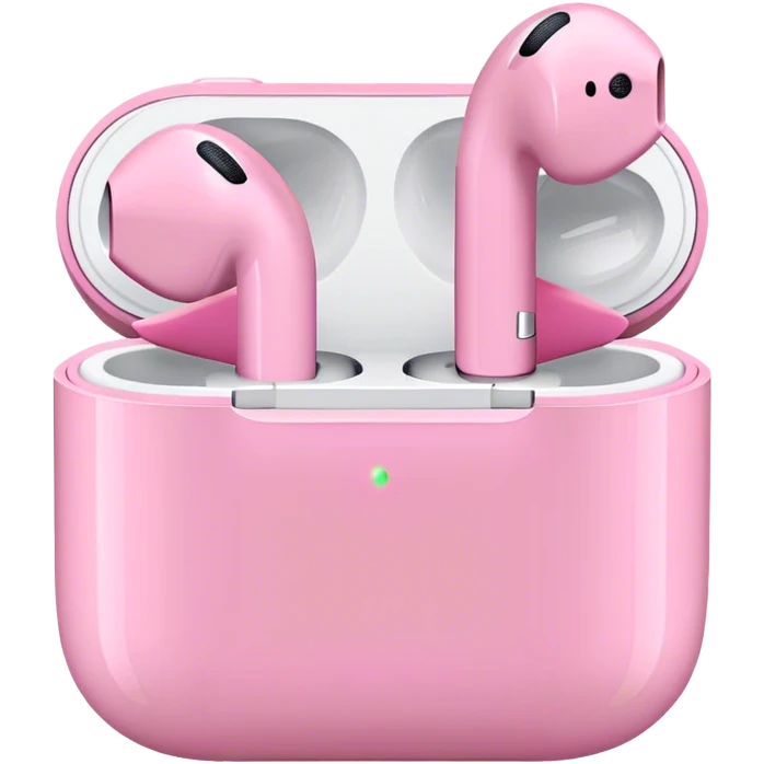 Pink AirPods emoji