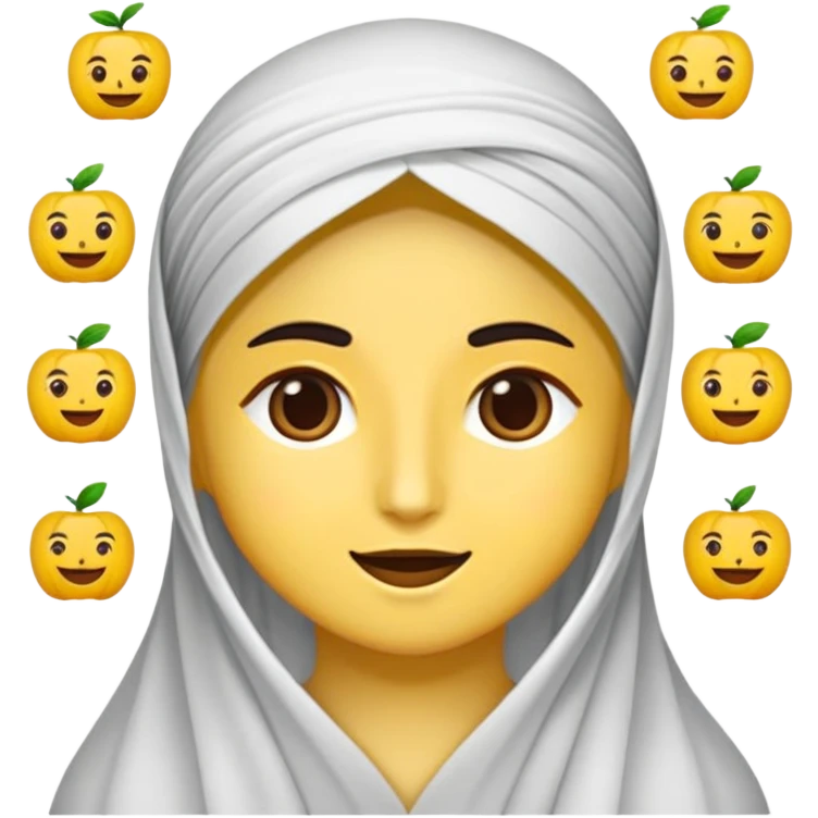 یک پسر چشم مشکی خیلی جدی با یک هودینی emoji