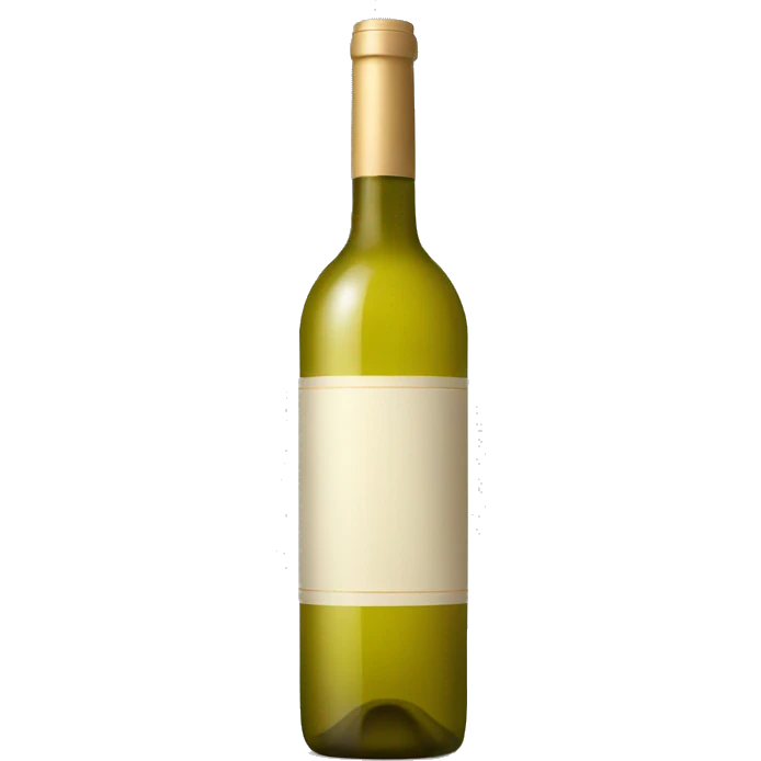 bottle white wine emoji