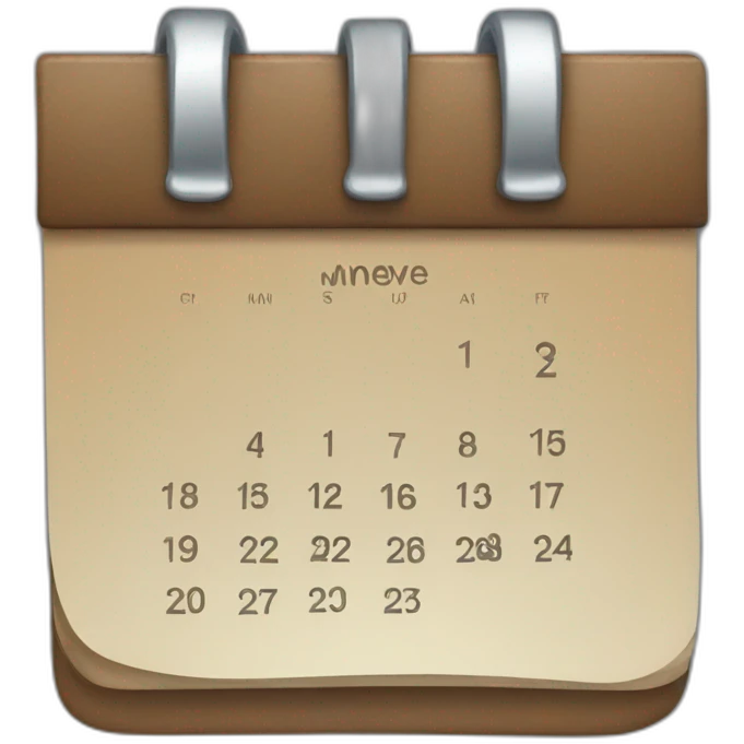 calendar emoji