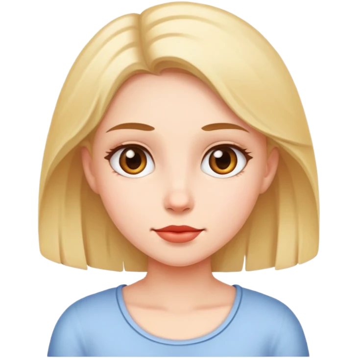 A girl that is here emoji