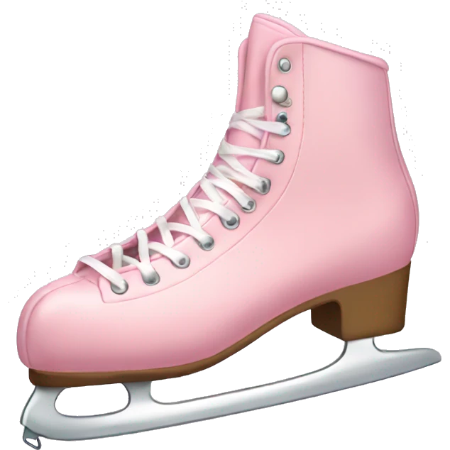 pastel pink ice skates emoji
