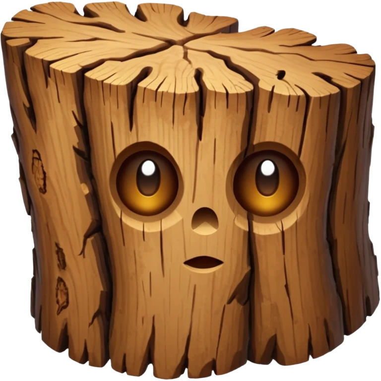 brown piece of oak bark emoji