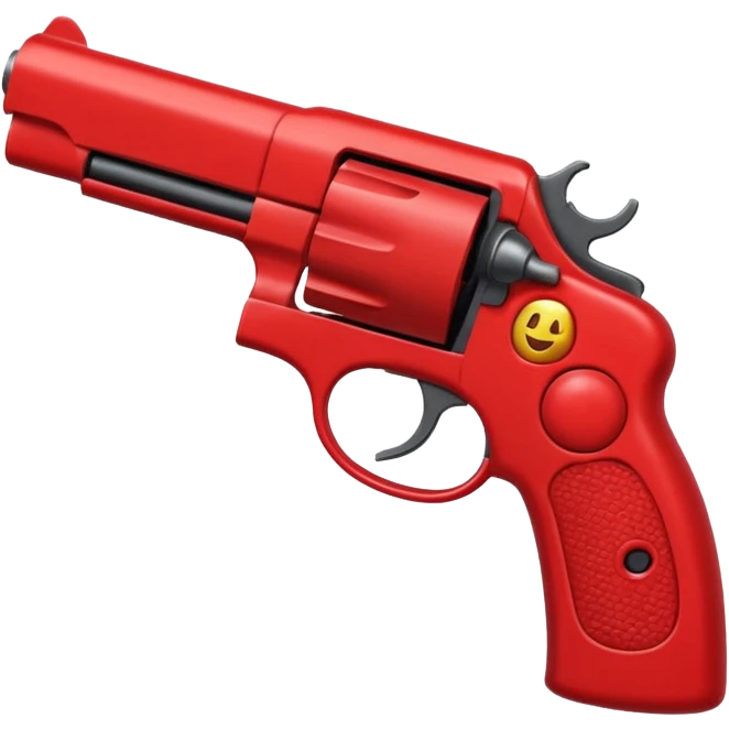Un 👹 con una pistola en la mano  pero que sea como el emoji pero que salga como el emoji  emoji