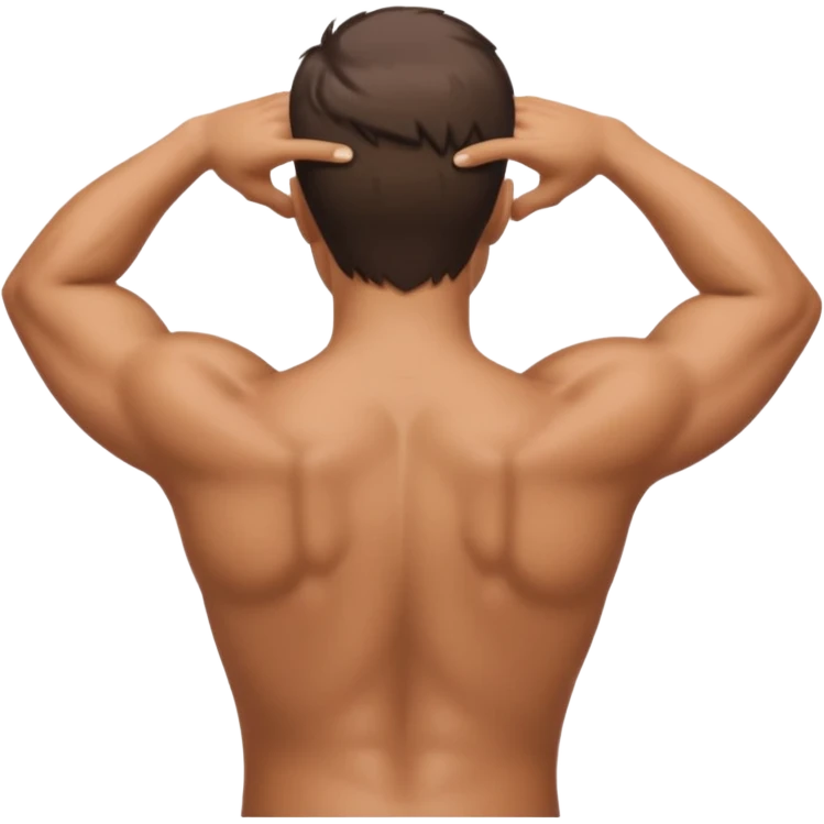 back muscle iphone yellow style emoji