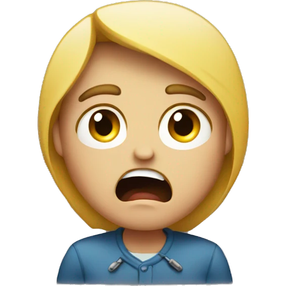 Cry and angry emoji