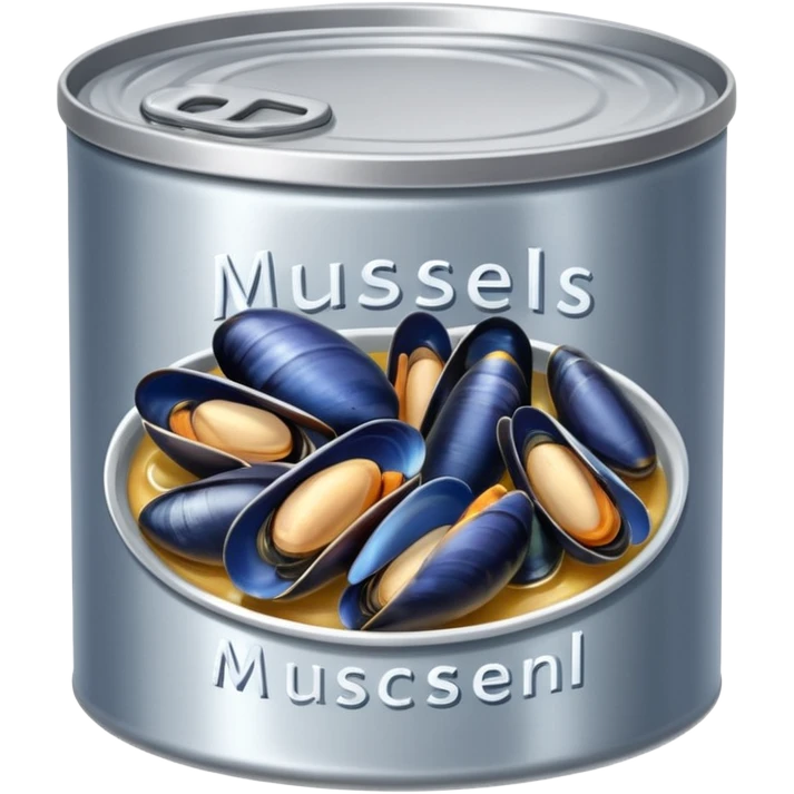 a can of mussels emoji