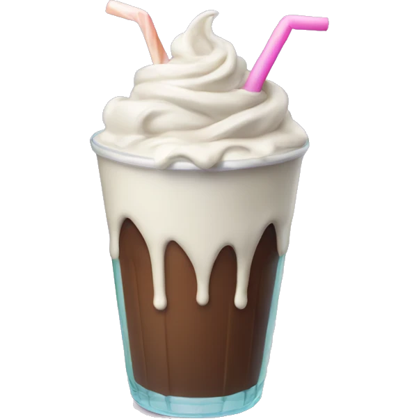 Gross milkshake emoji