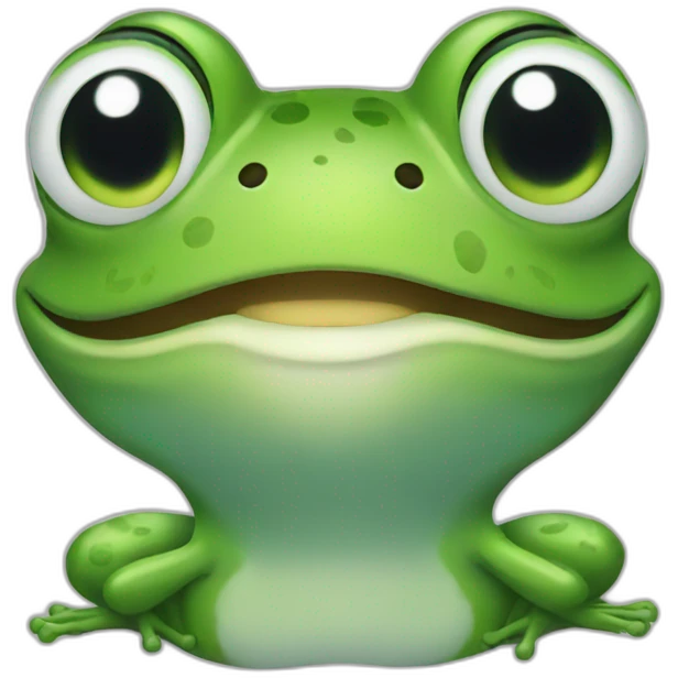 frog smiling emoji