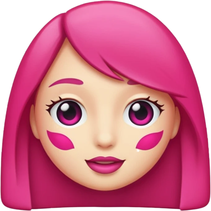 Cerise pink emoji