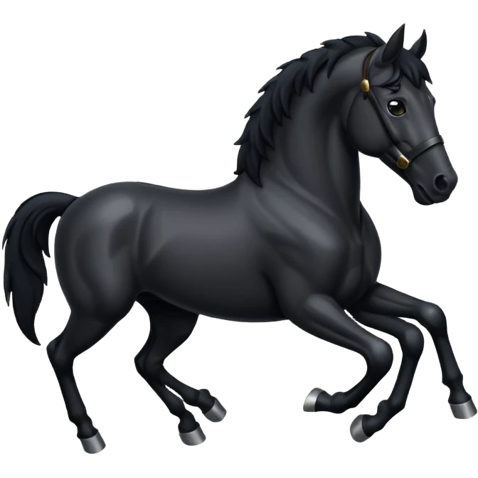 Black horse emoji emoji