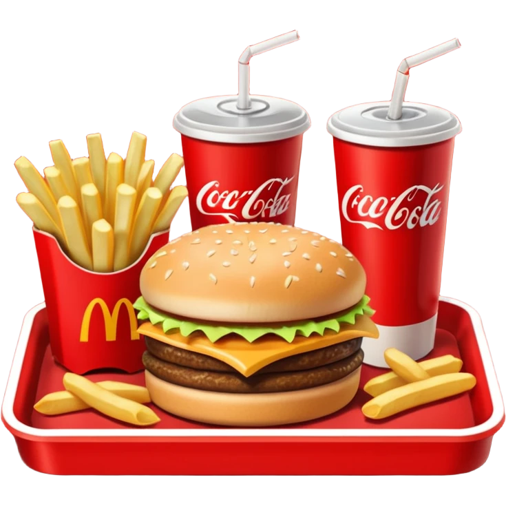 1990’s McDonald’s meal  emoji