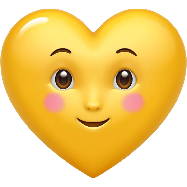Yellow heart emoji