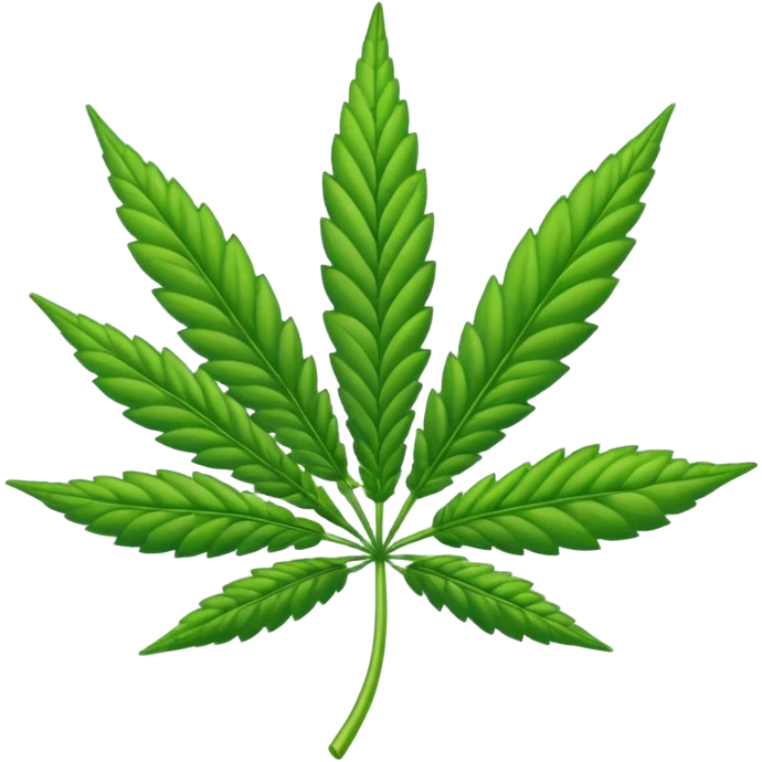 Marijuana plant emblem with 420 writing  emoji