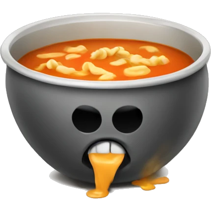 Soup that is gangster emoji
