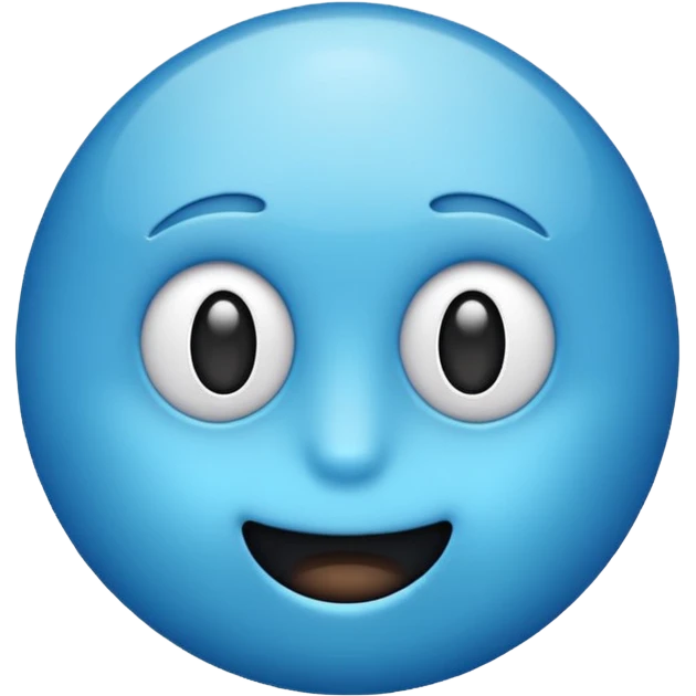 Blue emoji sigma emoji