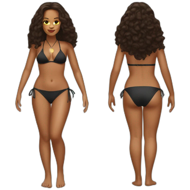 Rihanna bikini emoji