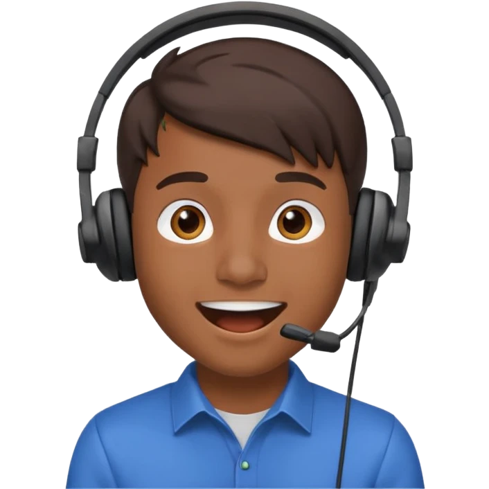 ISHOWSPEED as a YouTuber, animated young man with a streaming setup emoji