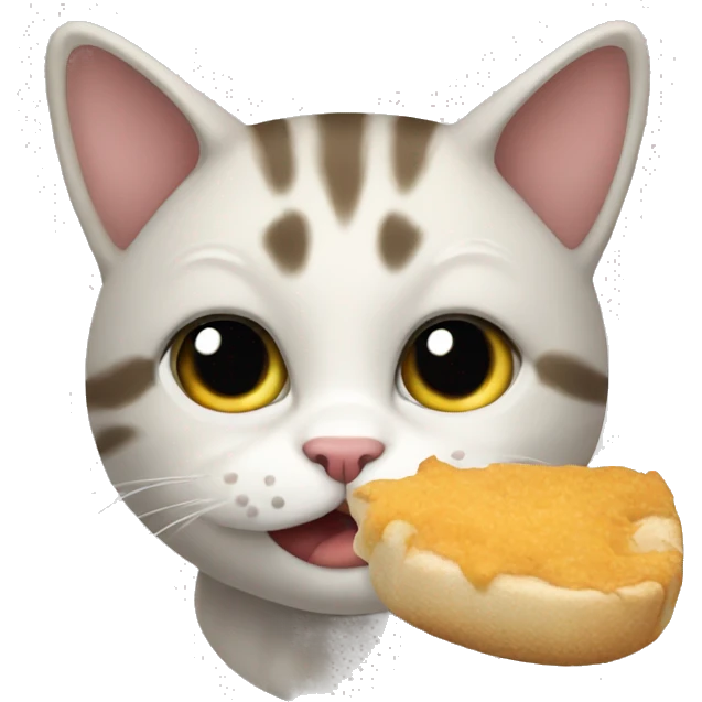  cat eat emoji