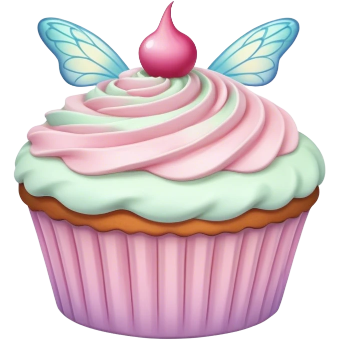 Fairy pastel cake emoji