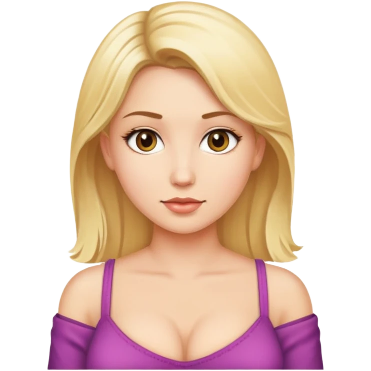 Блондинка с 5 размером груди emoji
