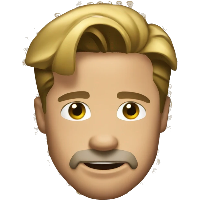 Emoticono Brad Pitt emoji
