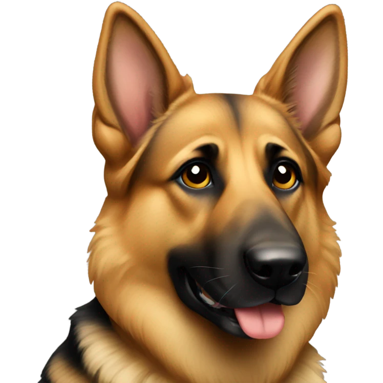 German shepherd  emoji