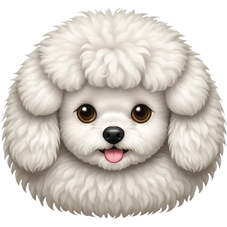 poodle face spider emoji
