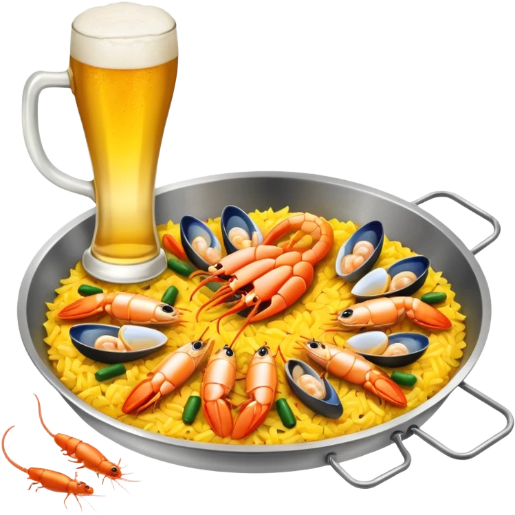 beer mouse trap paella emoji