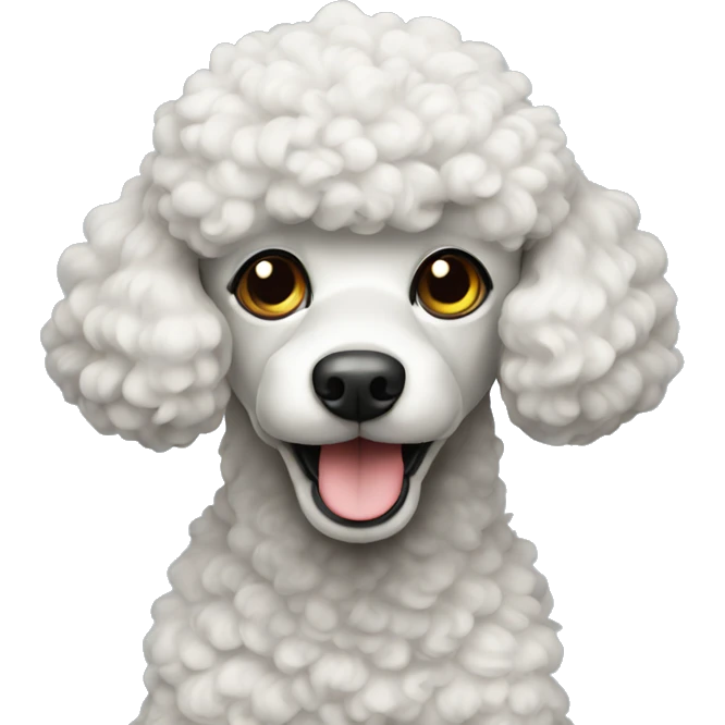 Poodle toy emoji