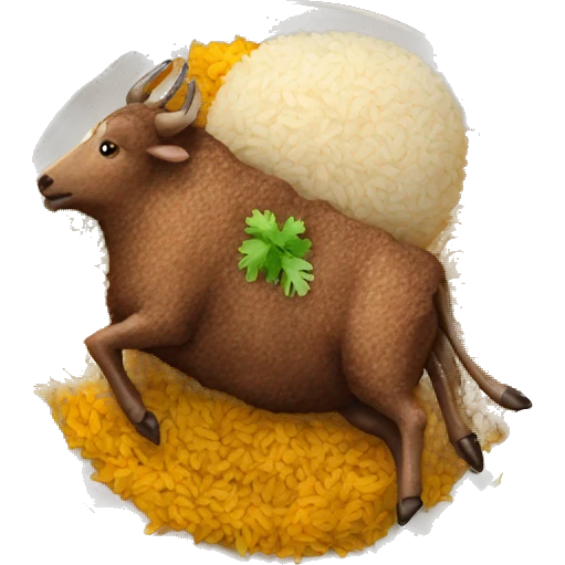 Mutton and rice dish (pakistani) emoji