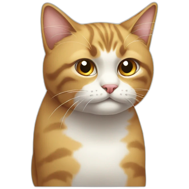 puzzled cat emoji