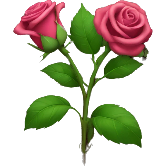 rose among manure  emoji