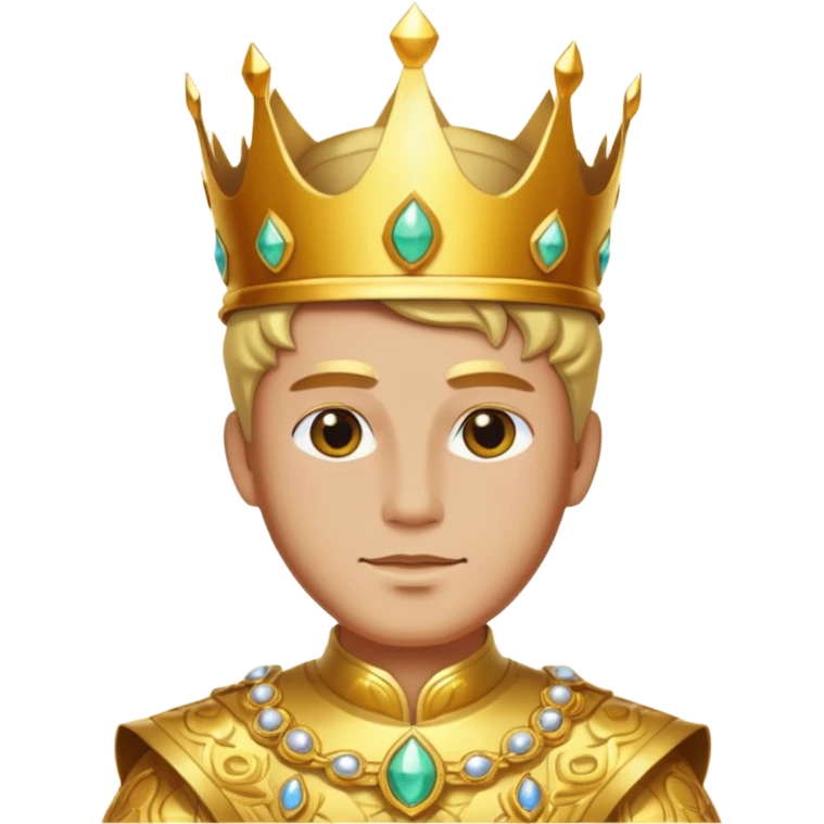 a portrait of sun emperor emoji