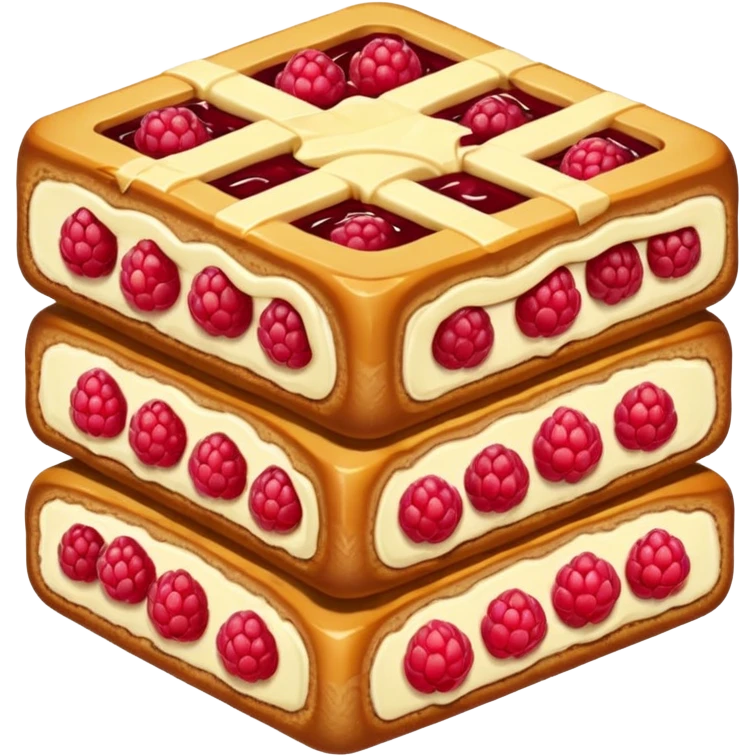 Raspberry Jam Center Bars emoji