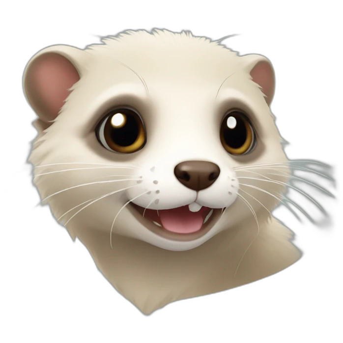 Furet qui vole emoji