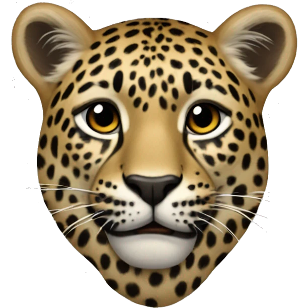 Leopardo corazón  emoji