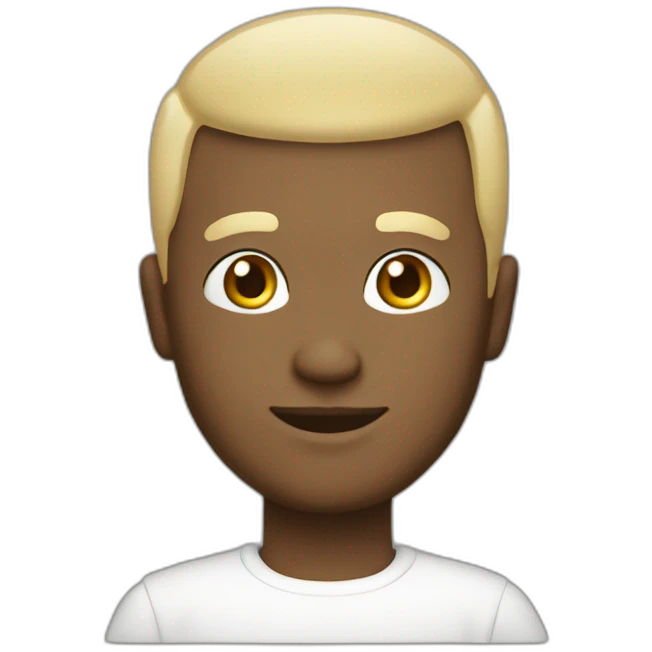 bald dork in bouffant emoji
