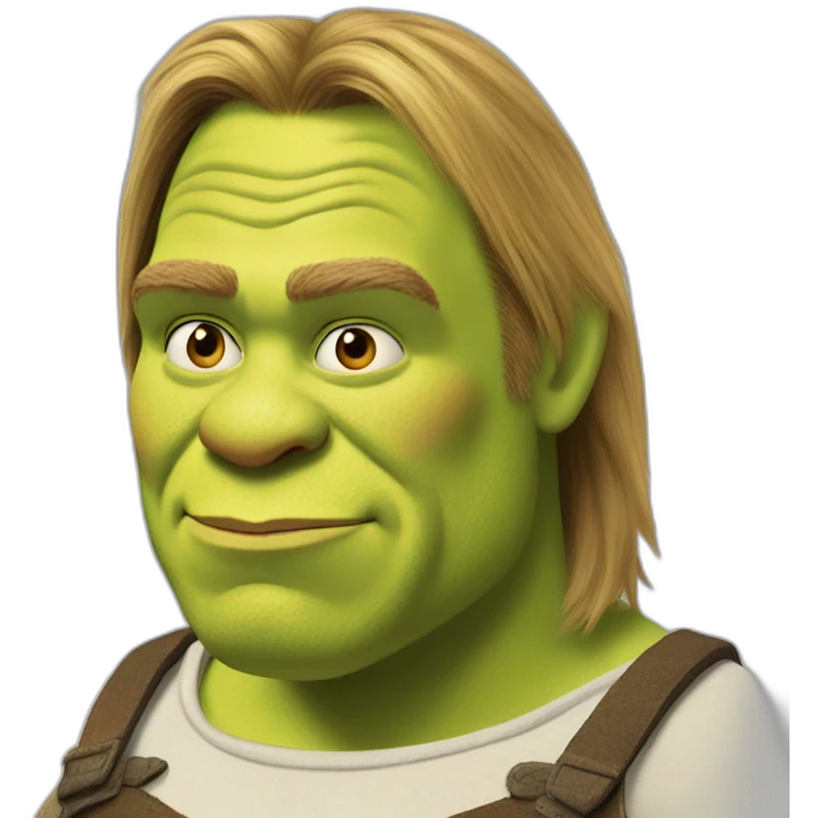 Shrek qui ressemble à Depardieu emoji