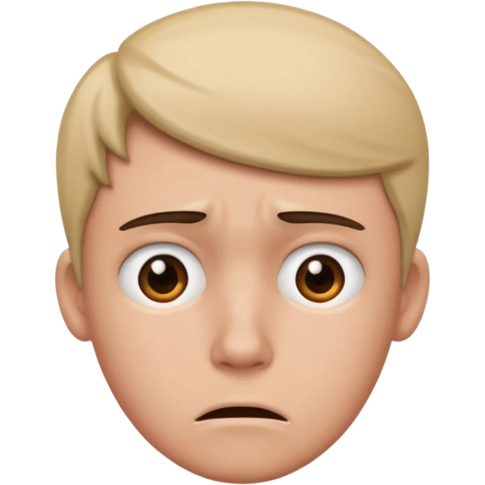 "I have felt anxious about my futere since the start of the year" emoji