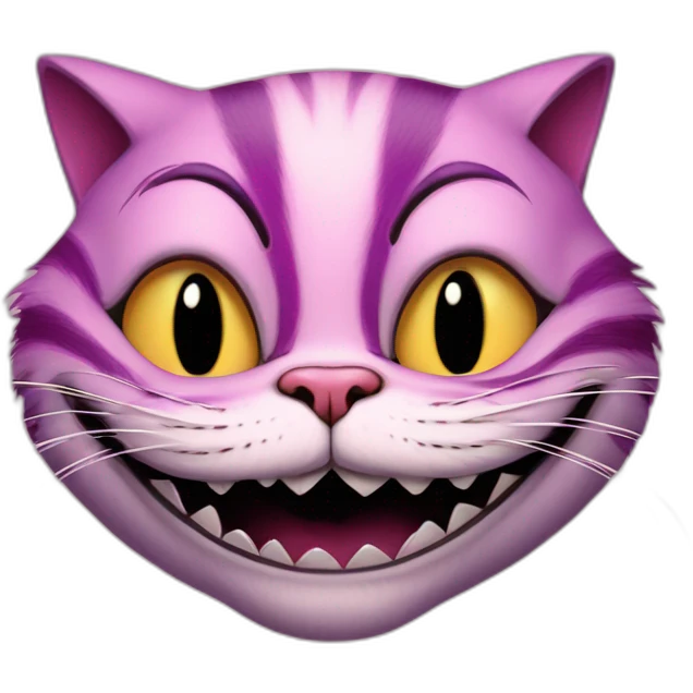 cheshire cat from american mc gee's alice emoji