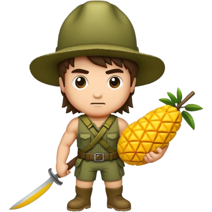 mango pixelar rambo styile emoji