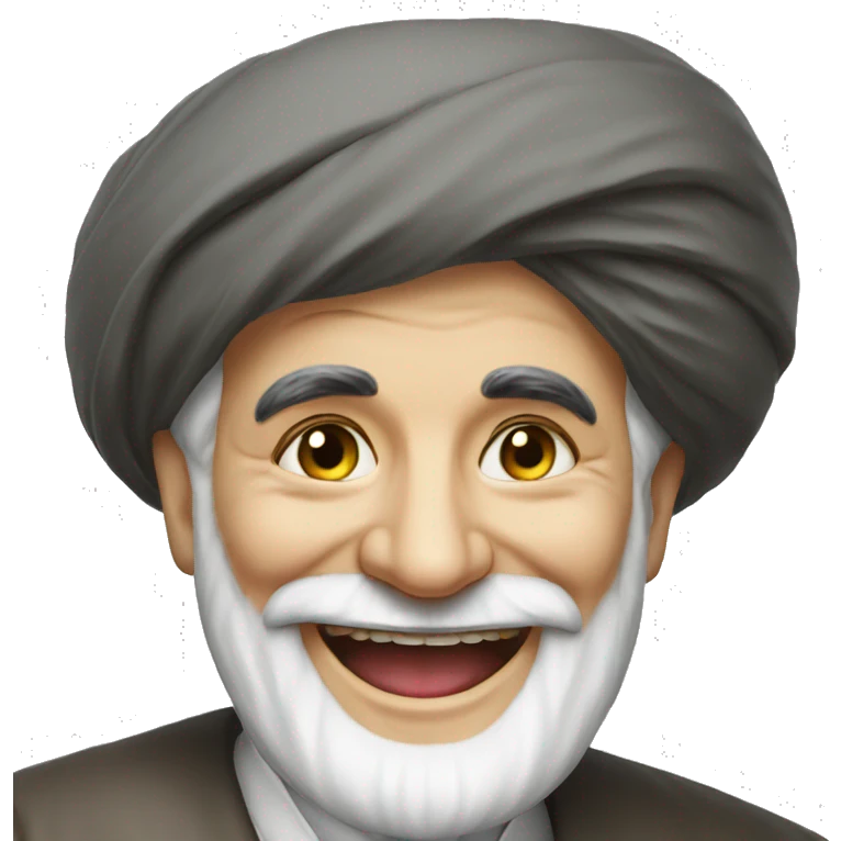 Khomeini laughing emoji